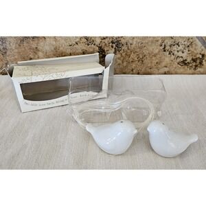 Love Bird Mini Shakers White Kate Aspen